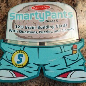 Melissa and Doug Smarty Pants Grade 5, 120 Brain Building Cards, Homeschooling